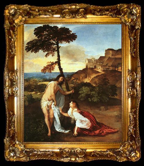 framed   Titian Noli Me Tangere, ta009-2